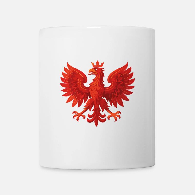 Pologne Polska aigle drapeau drapeau épique cadeau - Mug blanc - blanc