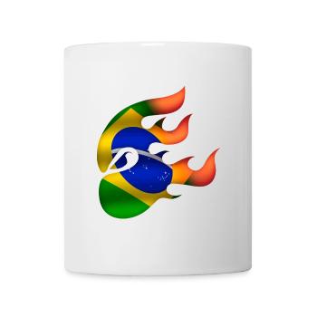 Flag of Brazil - Brazil - Ninja - Mug - white - Front