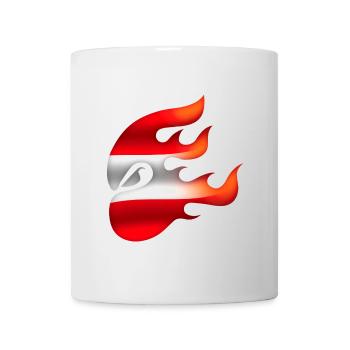 Flag of Austria - Austria - Ninja - Mug - white - Front