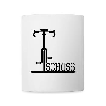 ABSCHIED TSCHÜSS FAHRRAD RAD - Tasse - Weiß - Vorne