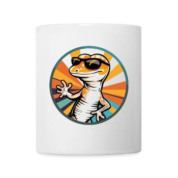 Lizard Comic Cool - Mug - white - Front