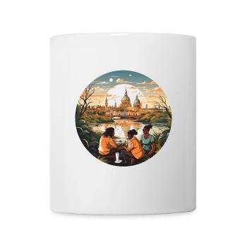 Der urbane Abenteurer - Tasse - Weiß - Vorne