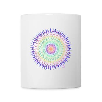 Mandala Energie - Tasse - Weiß - Vorne