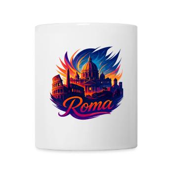 Rome Roma Capital Italy Silhouette Gift - Mug - white - Front