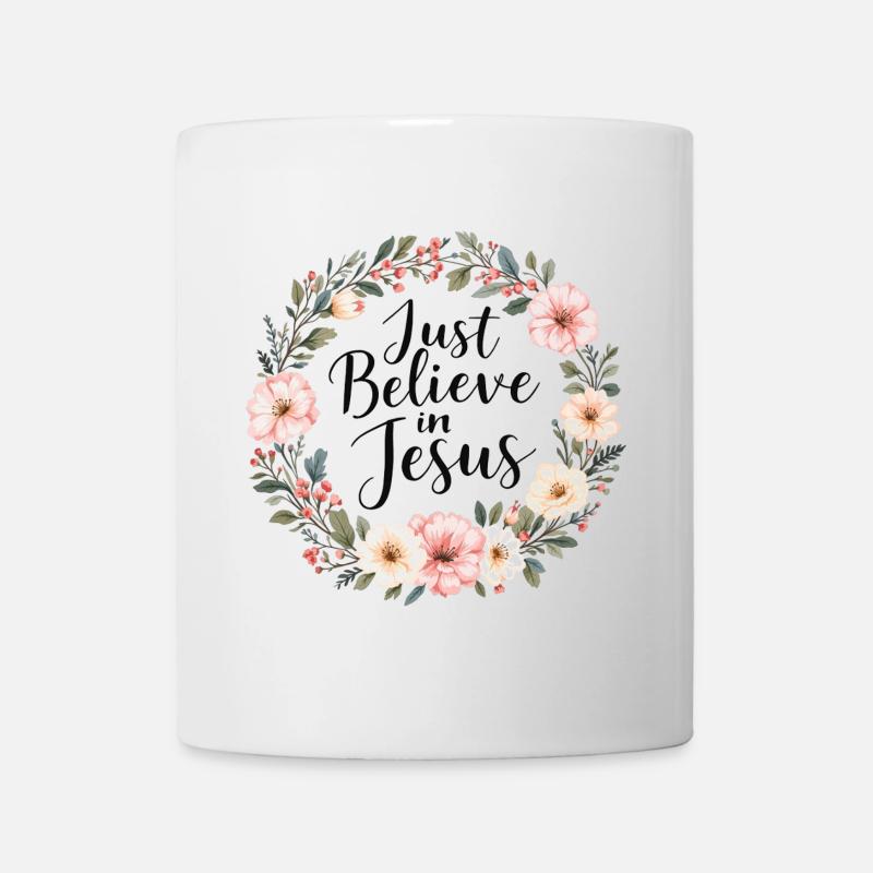 Croyez simplement en Jésus - Mug blanc - blanc