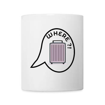 WHERE SUITCASE HOLIDAY - Mug - white - Front