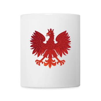 Polen Polska Adler Flagge Fahne episch Geschenk - Tasse - Weiß - Vorne