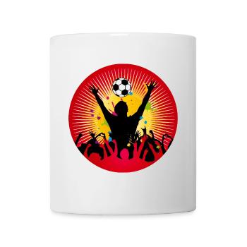 Football fan power – une atmosphère pure dans le stade - Mug blanc - blanc - Devant