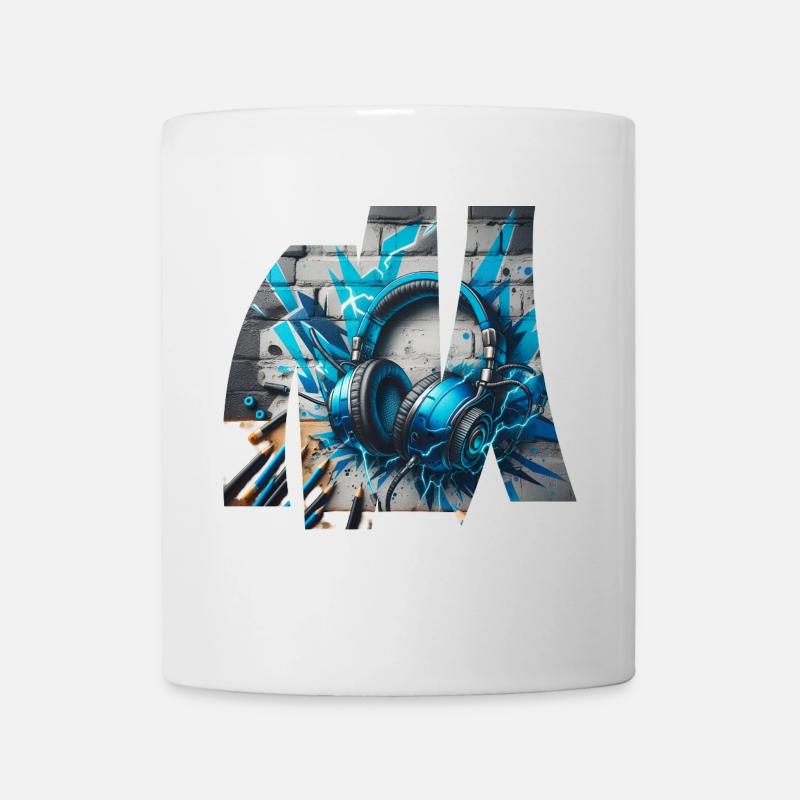 Rythme Graphique et Son Chromatique. - Mug blanc - blanc