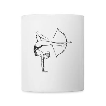 Ziel im Gleichgewicht - Tasse - Weiß - Vorne