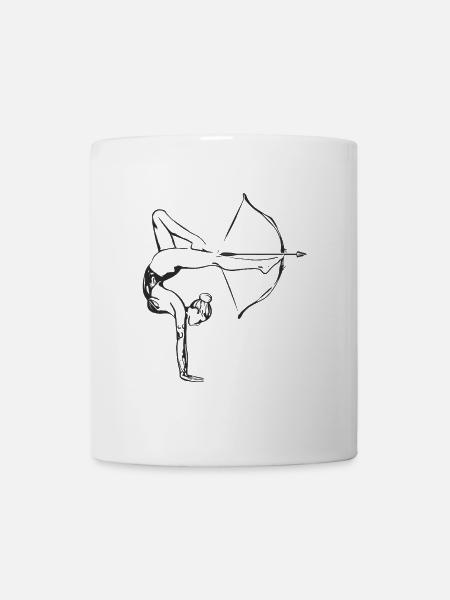 Ziel im Gleichgewicht - Tasse - Weiß