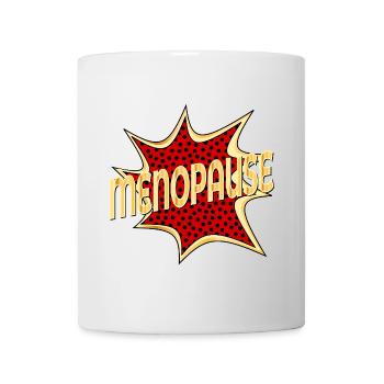 PÉRIMÉNOPAUSE FEMMES MÉNOPAUSE - Mug blanc - blanc - Devant