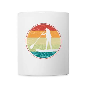 SUP Sunset Vibes - Mug - white - Front