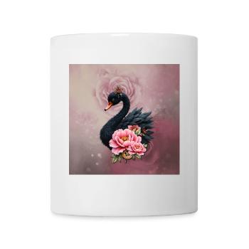 A touch of pink and the glow of a swan. - Mug - white - Front