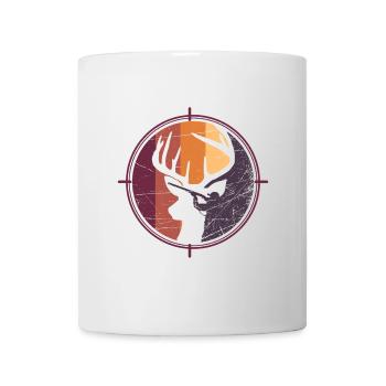 Vintage Jagdblick - Tasse - Weiß - Vorne