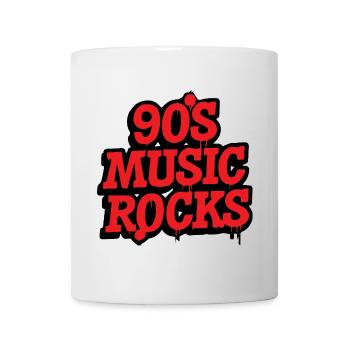 90's Music Rocks - Mug - white - Front
