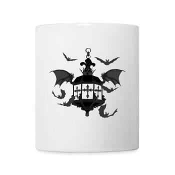 Goth laterne, fledermäuse - Tasse - Weiß - Vorne