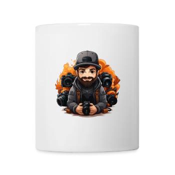 Frame & Capture: Künstler und Sammler verbinden - Tasse - Weiß - Vorne