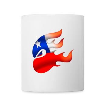 Flagge von Chile - Chile - Ninja - Tasse - Weiß - Vorne