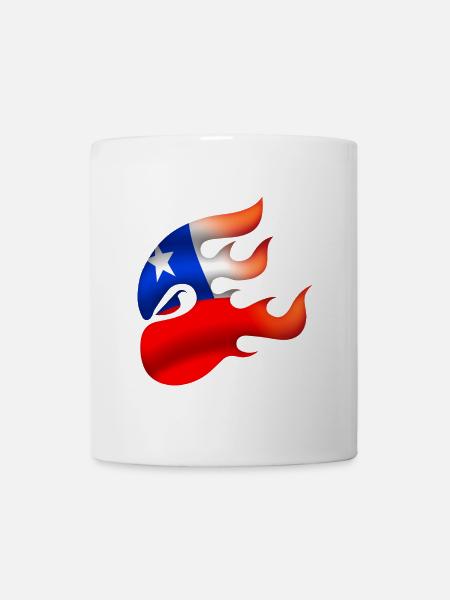 Flagge von Chile - Chile - Ninja - Tasse - Weiß