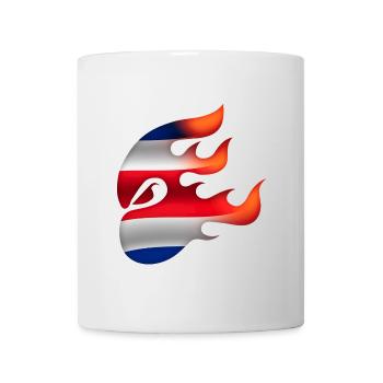 Costa Rica Flag - Costa Rica - Ninja - Mug - white - Front
