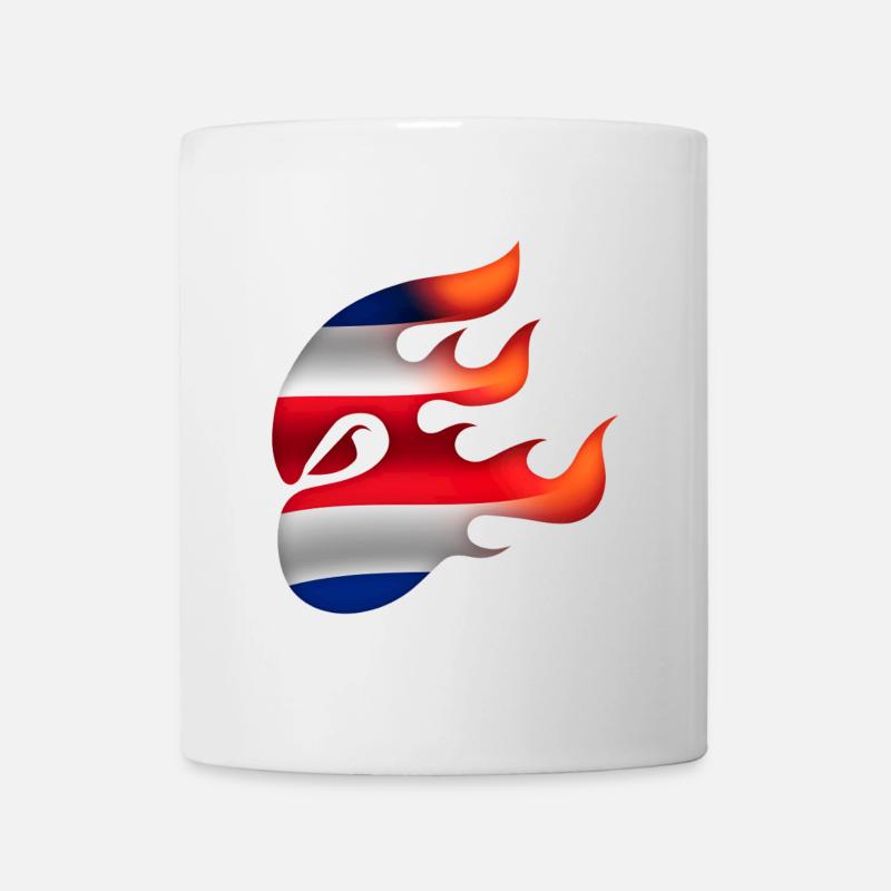 Drapeau du Costa Rica - Costa Rica - Ninja - Mug blanc - blanc