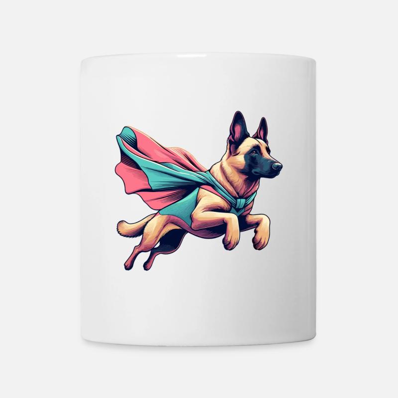 Super Hund Belgischer Schäferhund Cape Geschenk - Tasse - Weiß