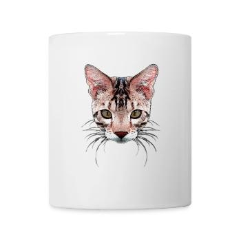 bengal katze, besitzer, verschenken - Tasse - Weiß - Vorne