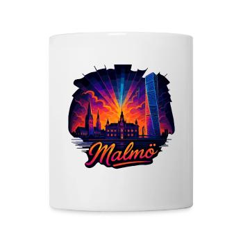 Malmö Stadt Schweden cool episch Geschenk - Tasse - Weiß - Vorne