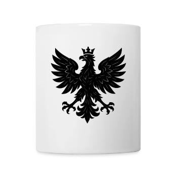 Polen Polska Adler Flagge Fahne grafisch Geschenk - Tasse - Weiß - Vorne