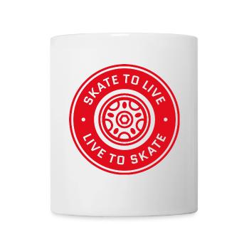 Skate to live - Mug - white - Front