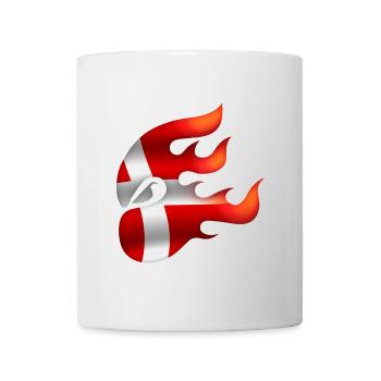 Drapeau du Danemark - Danemark - Ninja - Mug blanc - blanc - Devant