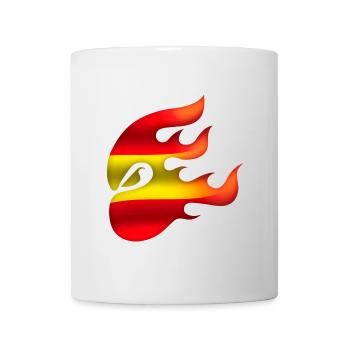Flag of Spain - Spain - Ninja - Mug - white - Front