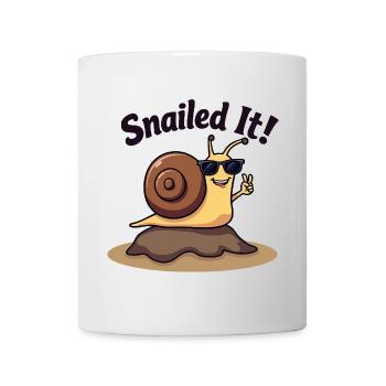 Escargot ! Gagnez comme un escargot ! - Mug blanc - blanc - Devant