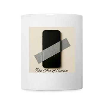 Silent Mobile Art Print - Mug - white - Front