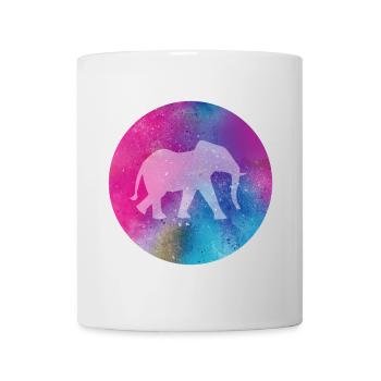 Yoga Yogi Éléphant Holi Festival Méditation Inde - Mug blanc - blanc - Devant