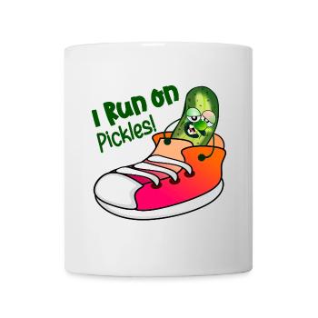 I RUN ON PICKLES - Mug - white - Front