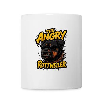 Le rottweiler en colère - Mug blanc - blanc - Devant