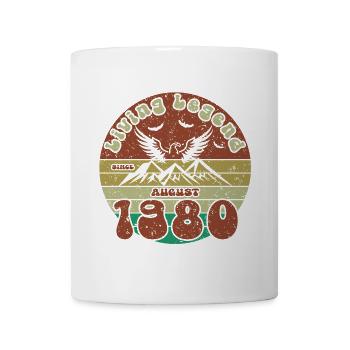 45. Geburtstag Living Legend since VIN 08/1980 - Tasse - Weiß - Vorne