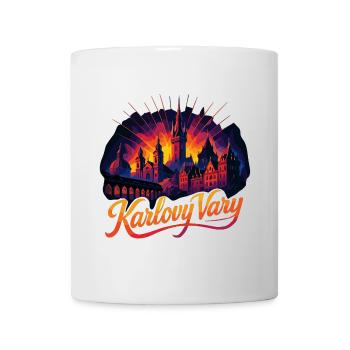 Karlsbad Stadt Karlovy Vary Tschechien Geschenk - Tasse - Weiß - Vorne