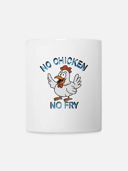 Humorvolle Henne - Tasse - Weiß