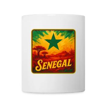 Légende Sénégalaise Design - Mug blanc - blanc - Devant
