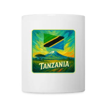 Tanzania Flag Design - Mug - white - Front