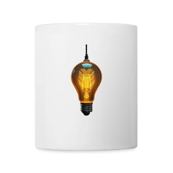 Ampoule et circuit - Mug blanc - blanc - Devant