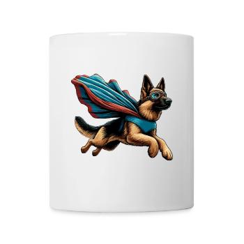 Super Dog German Shepherd Cape Gift - Mug - white - Front