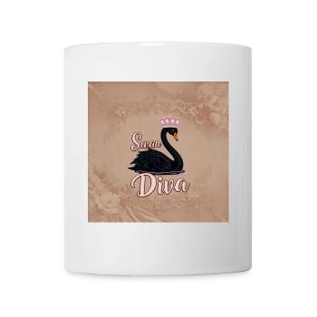 The black swan, queen of the water. - Mug - white - Front