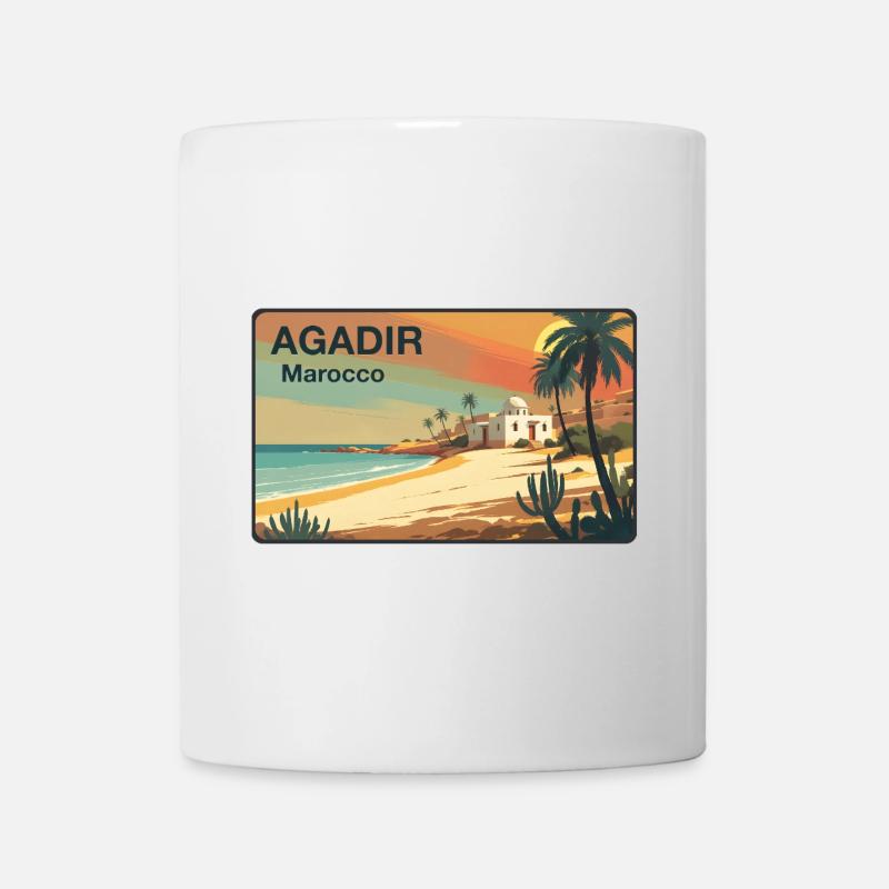 Agadir - Mug blanc - blanc