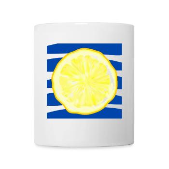 SOMMER FRÜCHTE ZITRONEN MEER - Tasse - Weiß - Vorne