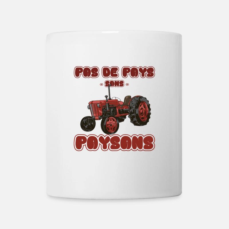 Pas de pays sans paysans - Mug blanc - blanc