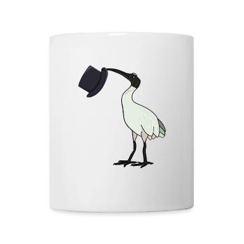 A gentlemanly Vintage Bin Chicken - Mug - white - Front